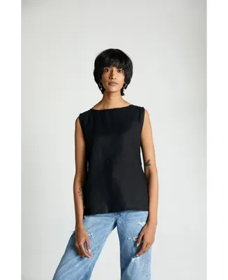 Womens The Black Business Top