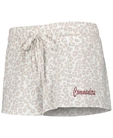 Women's Concepts Sport White, Cream Washington Commanders Montana Knit T-shirt and Shorts Sleep Set