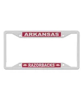 Wincraft Arkansas Razorbacks Chrome Colored License Plate Frame