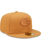 Men's New Era Brown Green Bay Packers Team Color Pack 59FIFTY Fitted Hat