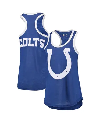 Women's G-iii 4Her by Carl Banks Heather Royal Indianapolis Colts Tater Tank Top
