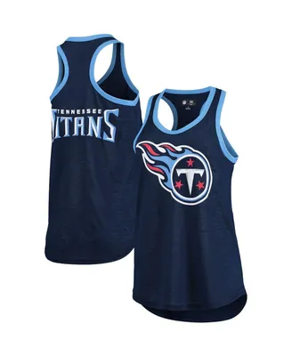 Women's G-iii 4Her by Carl Banks Navy Tennessee Titans Tater Tank Top
