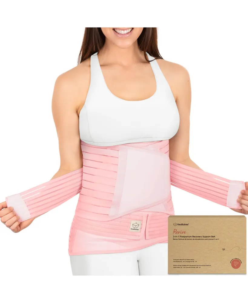 KeaBabies Maternity Revive 3 1 Postpartum Belly Band Wrap, Post Partum  Recovery, Waist Binder Shapewear