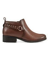 Easy Spirit Women's Roslyn Block Heel Round Toe Casual Booties