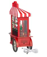 10.75" H Light Emitting Diode (Led) Swirl Toyshop Cart