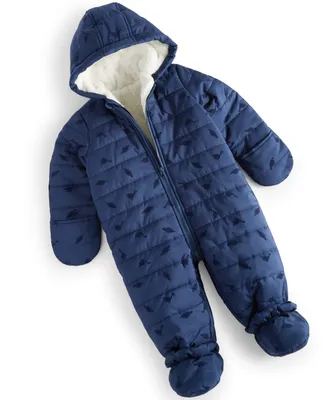 First Impressions Baby Boys Dinosaur Snowsuit, Created for Macy's