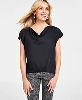 I.n.c. International Concepts Women's Satin-Front Top