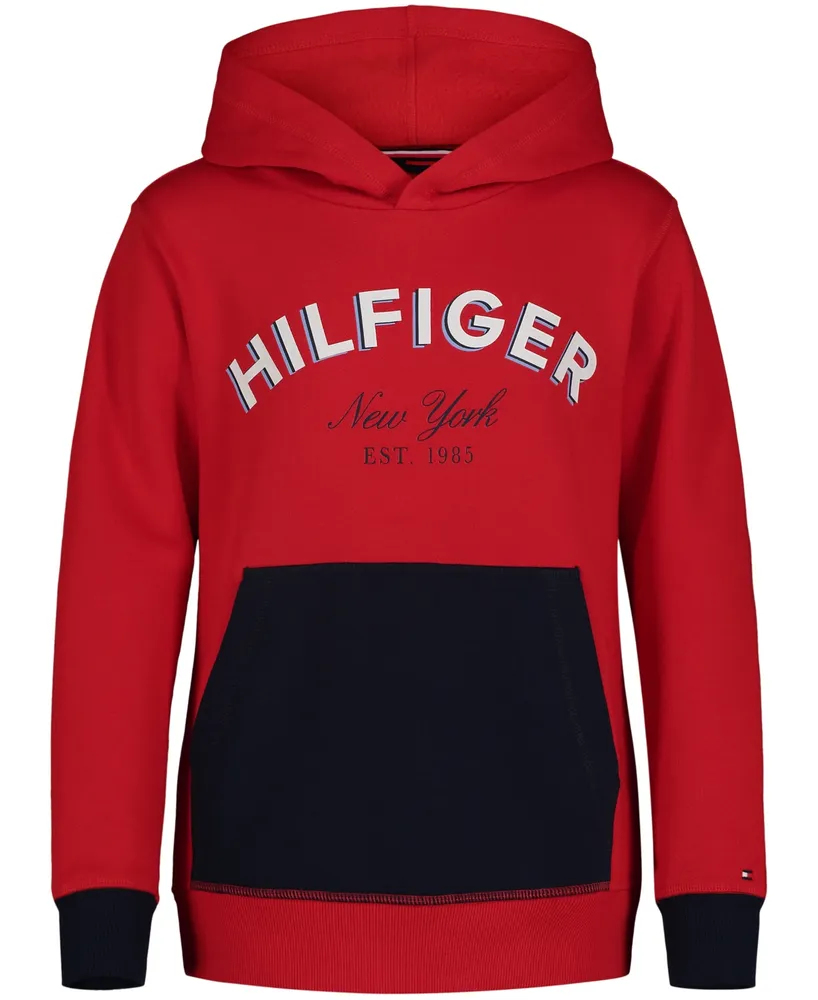 Tommy Hilfiger Little Boys Triple Pullover Hoodie