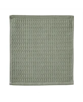 Skl Home Long Borough Turkish Cotton 4 Piece Washcloth Set, 12" x