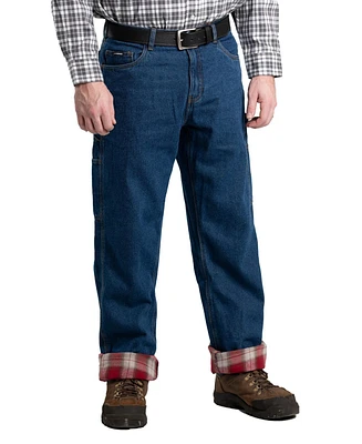 Berne Big & Tall Heartland Flannel-Lined Denim Jean