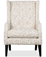 Landow Fabric Wing Chair, Created for Macy's