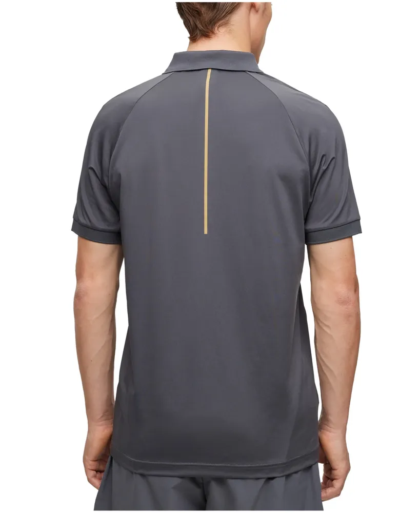 Boss by Hugo Men's Reflective Pattern Slim-Fit Polo Shirt