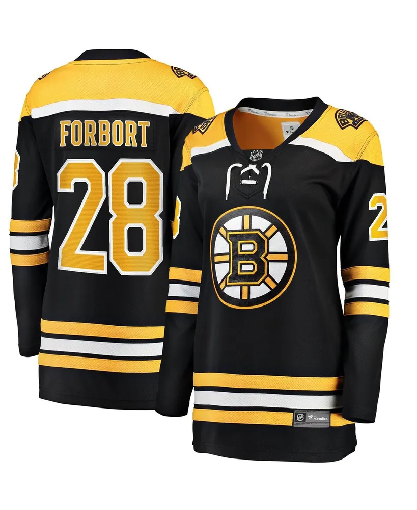 Women's Fanatics Derek Forbort Black Boston Bruins Home Breakaway Player Jersey