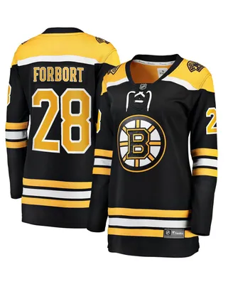 Women's Fanatics Derek Forbort Black Boston Bruins Home Breakaway Player Jersey