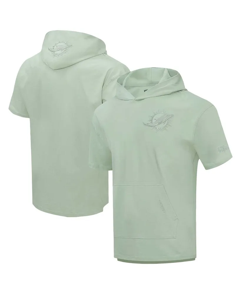 Men's Pro Standard Light Green Dallas Cowboys Neutrals Short Sleeve  Pullover Hoodie