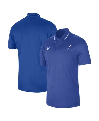 Men's Nike Royal Air Force Falcons 2023 Sideline Coaches Performance Polo Shirt
