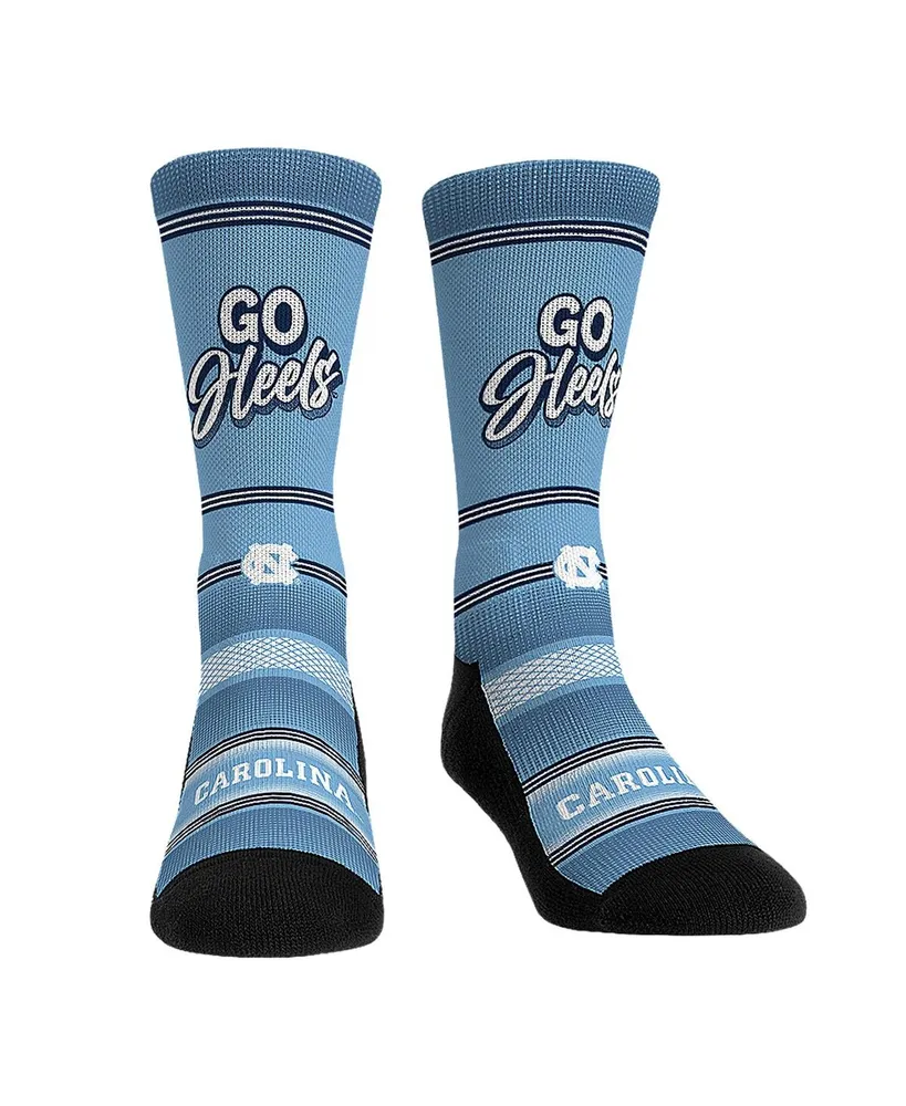 Men's and Women's Rock 'Em Socks North Carolina Tar Heels Team Slogan Crew Socks