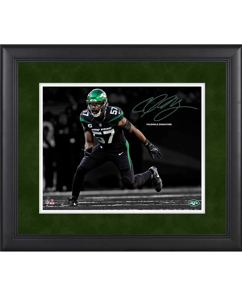 Micah Parsons Dallas Cowboys Facsimile Signature Framed 11 x 14 Spotlight  Photograph