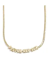 Women's Baublebar Boston Red Sox Curb Necklace - Gold