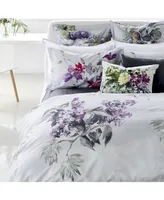 Designers Guild Caprifoglio Argento Queen Duvet Cover