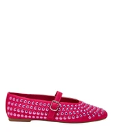 Katy Perry Women's The Evie Mary Jane Studded Flats - Luminous Pink