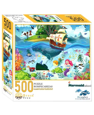 Mermaid Island 500 Piece Jigsaw Puzzles