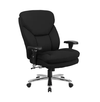 Emma+Oliver 24/7 400 Lb. Big & Tall High Back Swivel Ergonomic Office Chair With Lumbar Knob