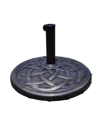 22'' Round Umbrella Base Stand Market Patio Standing Outdoor Living Heavy Duty