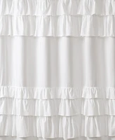 Madison Park Grace Ruffled Shower Curtain, 72" x 72"