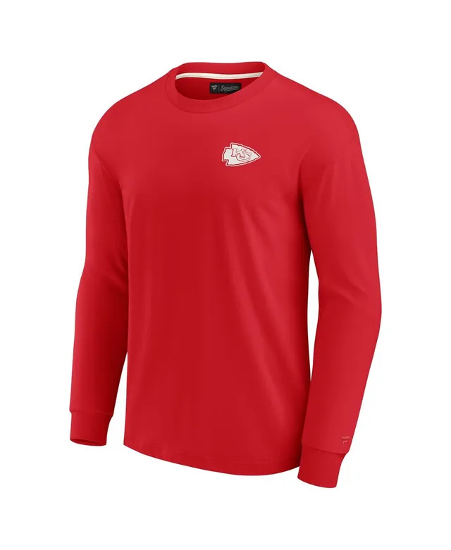 Fanatics Signature Men's and Women's Fanatics Signature Kansas City Chiefs  Super Soft Long Sleeve T-shirt