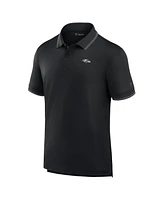 Men's Fanatics Signature Black Baltimore Ravens Pique Polo Shirt