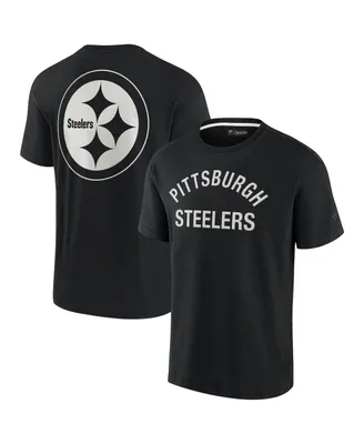 Men's and Women's Fanatics Signature Pittsburgh Steelers Super Soft Short Sleeve T-shirt