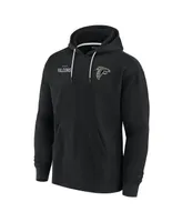 Men's and Women's Fanatics Signature Black Atlanta Falcons Super Soft Fleece Pullover Hoodie