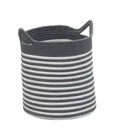 Striped Cotton Basket, Set of 3