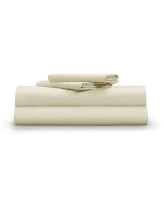 Pillow Gal Classic Cool and Crisp, 4 Piece Sheet Set