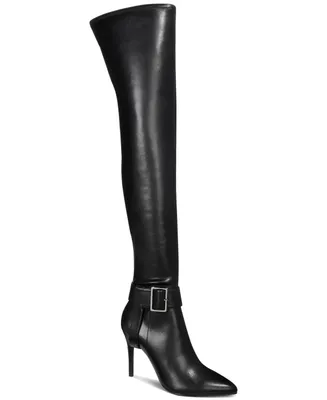 Aaj By Aminah Ayida Pointed-Toe Over-The-Knee Boots
