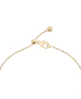 Audrey by Aurate Diamond Flower Station 18" Collar Necklace (1/6 ct. t.w.) in Gold Vermeil, Created for Macy's