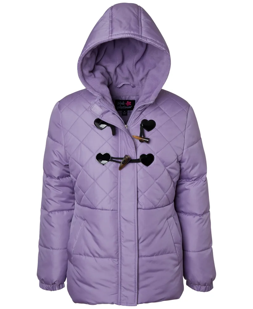 Pink Platinum Girls' Butterfly Windbreaker - lilac, 4t (Toddler) 