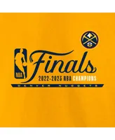 Men's Fanatics Gold Denver Nuggets 2023 Nba Finals Champions Close Out Jersey Roster T-shirt