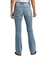 Silver Jeans Co. Women's Elyse Mid Rise Slim Bootcut Jeans