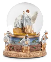 7" H Musical Dome Nativity Double