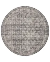 Amber Lewis x Loloi Alie Ale- 5'3" x 5'3" Round Area Rug