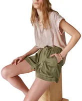 Lucky Brand Women's Paperbag-Waist Shorts