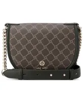 Nine West Delaine Crossbody Small Saddle