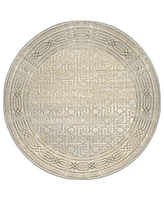 Closeout! Km Home Davide 1231 5'3" x Round Area Rug