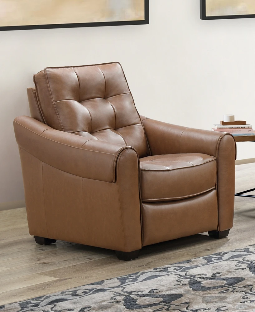 Berry Leather Power Recliner