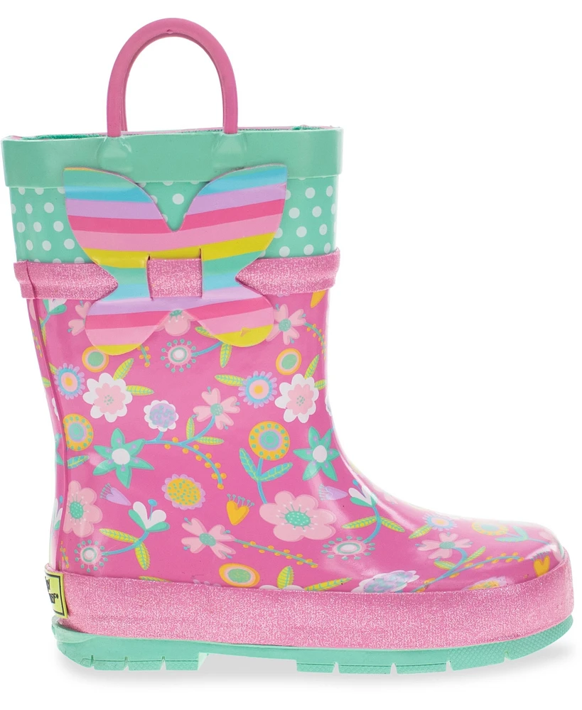 Western Chief Kids|Toddler Girl's Flutter Rain Boot