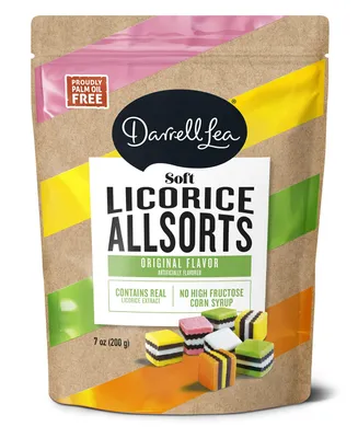 Darrell Lea Soft Australian Licorice Allsorts 7oz Bag (Case of 8)