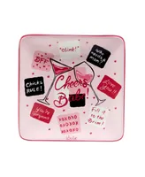 Certified International Lolita Divas on the Loose 4 Piece Canape Plate