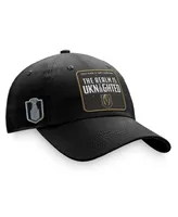 Men's Fanatics Black Vegas Golden Knights 2023 Stanley Cup Champions Core Patch Unstructured Adjustable Hat